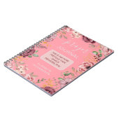 Spreuken 31 Roze bloem gebedsjournaal notitieboek (Linkerzijde)