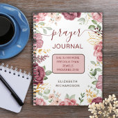 Spreuken 31 roze bloem gebedsjournaal notitieboek