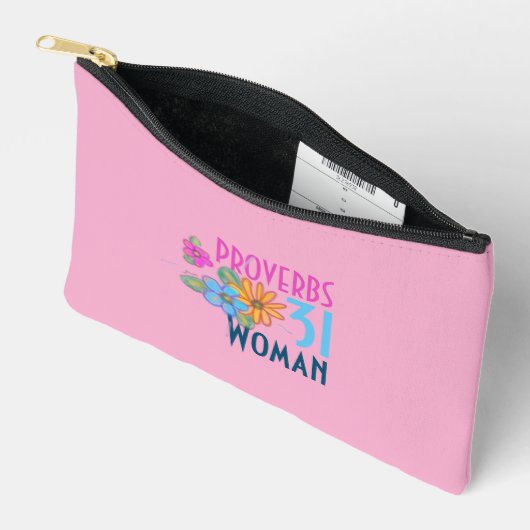 SPREUKEN 31 Vrouw Bloemen Christelijk Geloof Etui (Open)