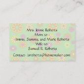 Spreuken 31 Vrouw Moeder Bellen Kaart groovy mod (Achterkant)