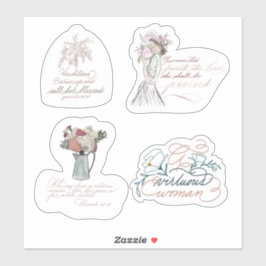 Spreuken 31 Vrouw Sticker Collectie