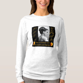 Spreuken 31 Vrouw Wit T-shirt met lange mouwen