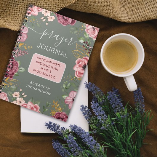 Spreuken 31 Wijze bloem gebedsboek notitieboek