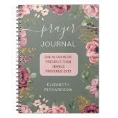 Spreuken 31 Wijze bloem gebedsboek notitieboek (Voorkant)