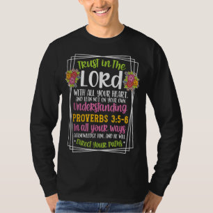 Spreuken 35-6 Bijbelvers Religieuze Christelijke M T-shirt