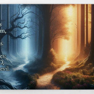 Spreuken 3:3-7 KJV Tract - Vertrouwen in de HEER Drieluik Kaart