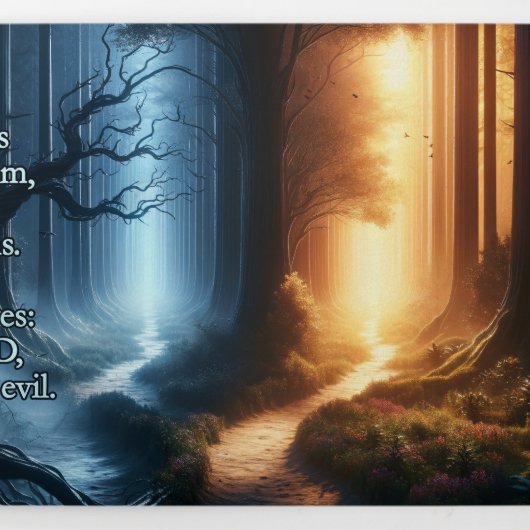 Spreuken 3:3-7 KJV Tract - Vertrouwen in de HEER Drieluik Kaart (Achterkant)