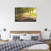Spreuken 3:5-6 Christelijk Bijbelvers Canvas Art Afdruk (Insitu (Slaapkamer))