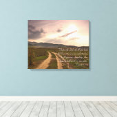 Spreuken 3; 5-6 | INSPIREREND Canvas Afdruk (Insitu (Houten vloer))