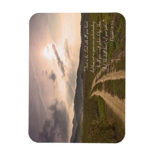 Spreuken 3; 5-6 - Inspirerend magneet (Verticaal)