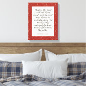 Spreuken 3:5-6 KJV Bijbelvers Afbeelding Canvas Afdruk (Insitu (Slaapkamer))