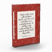 Spreuken 3:5-6 KJV Bijbelvers Afbeelding Fotoblokken (Links)