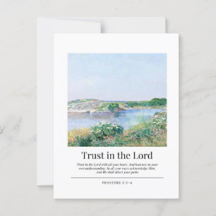 Spreuken 3:5-6 Vertrouw op de Heer Briefkaart