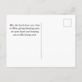 Spreuken 3:5-6 Vertrouw op de Heer, het mooie Ierl Briefkaart (Achterkant)