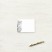 Spreuken 3:5-6 Vertrouw op de Heer Post-it® Notes (Op bureau)