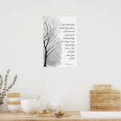 Spreuken 3:5-6 Vertrouw op de Heer Poster (Keuken)