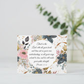 Spreuken 3:5-6 Vertrouw op de Kaart van het Bijbel (Staand voorkant)