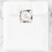 Spreuken 3:5 Vertrouw op het Bijbelvers Vierkante Sticker (Tas)