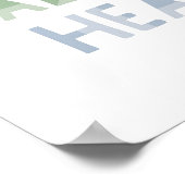 Spreuken 3:5 Vertrouwen in de Heer met Al Uw Hart Poster (Hoek)