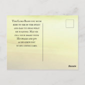 Spreuken 3:6 Hij zal uw pad leiden Bijbel Verse Briefkaart (Achterkant)