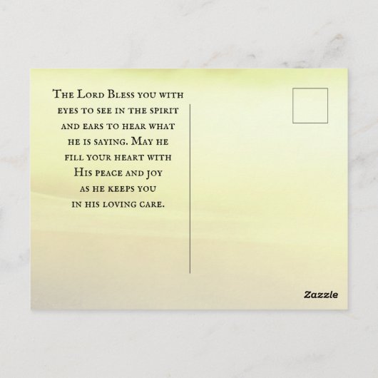 Spreuken 3:6 Hij zal uw pad leiden Bijbel Verse Briefkaart (Achterkant)