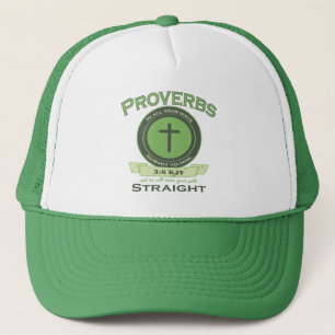Spreuken 3:6 Spirituele Inspiratie Pad Schrift Trucker Pet