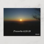 Spreuken 4:18-19 Geheugen van de Schrift Kaart (Achterkant)
