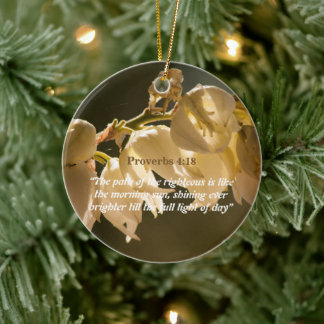 Spreuken 4:18 keramisch ornament