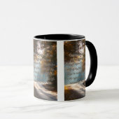 Spreuken 4:25-27 KJV Bijbelvers Pic Two-Tone Mok (Voorkant rechts)