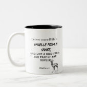 Spreuken 6: 5 tweekleurige koffiemok (Links)