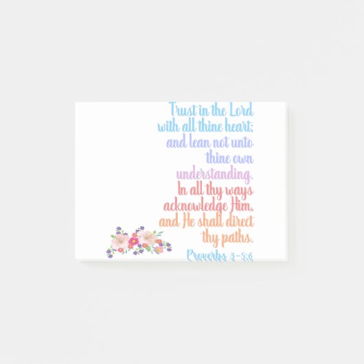 Spreuken Bijbelvers Post-it® Notes (Voorkant)