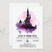 Spreuken en tovenaar verjaardag kaart (Voorkant / Achterkant)