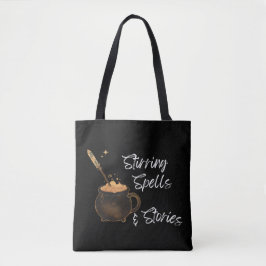 Spreuken en verhalen roeren tote bag