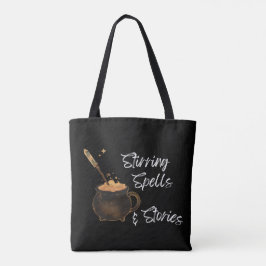 Spreuken en verhalen roeren tote bag