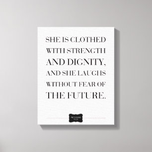 Spreuken Quote Custom Name Wrapped Canvas