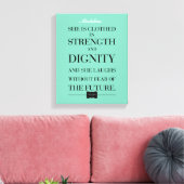 Spreuken Quote Custom Name Wrapped Canvas Afdruk (Insitu (Woonkamer))