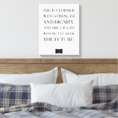 Spreuken Quote Custom Name Wrapped Canvas Afdruk (Insitu (Slaapkamer))