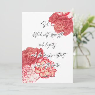 Spreuken, Religieuze Kaart, Vrouwen Empowerment Ka Feestdagenkaart