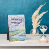 Spreuken Vertrouwen op de Heer Bijbel Verzen Teken Fotoplaat (Zijkant)