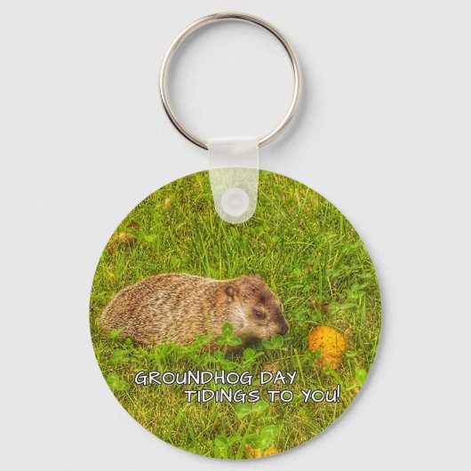 Spreuken voor Groundhog Day voor jou! sleutelhange Sleutelhanger (Voorkant)