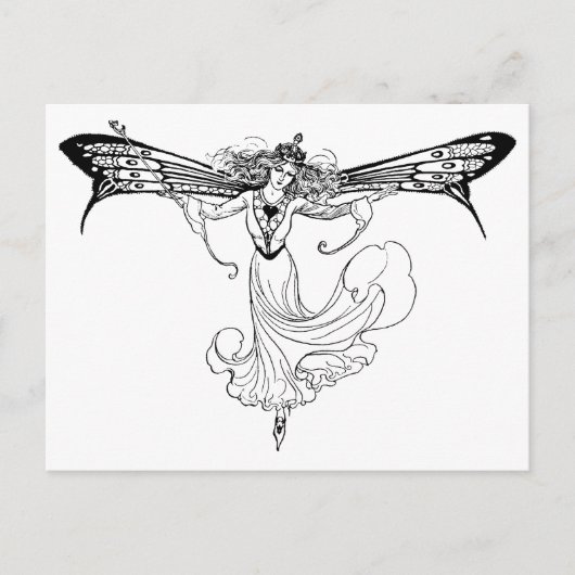 Spreukenfee, Koningin van de Feeën Briefkaart (Voorkant)