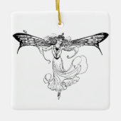 Spreukenfee, Koningin van de feeën Keramisch Ornament (Voorkant)