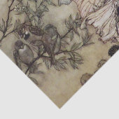 “Spreukenstrijd tussen feeën en vogels” van Arthur Tissuepapier (Detail)