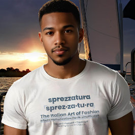 SPREZZATURA: DE ITALIAANSE KUNST VAN MODE-BlueDeni T-shirt
