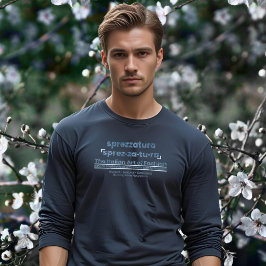 SPREZZATURA: DE ITALIAANSE KUNST VAN MODE-BlueDeni Tri-Blend Shirt