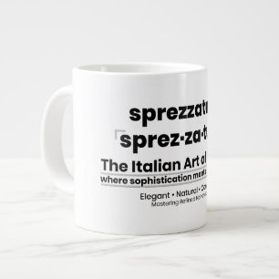 SPREZZATURA: DE ITALIAANSE KUNST VAN MODE GROTE KOFFIEKOP
