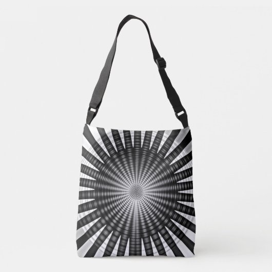 Sprial Madness Crossbody Tas (Achterkant)