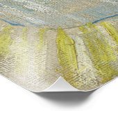 Sprig bloeiende amandelen in een glas van Van Gogh Foto Afdruk (Hoek)