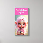 Sprightly & Spry Canvas Afdruk (Voorkant)