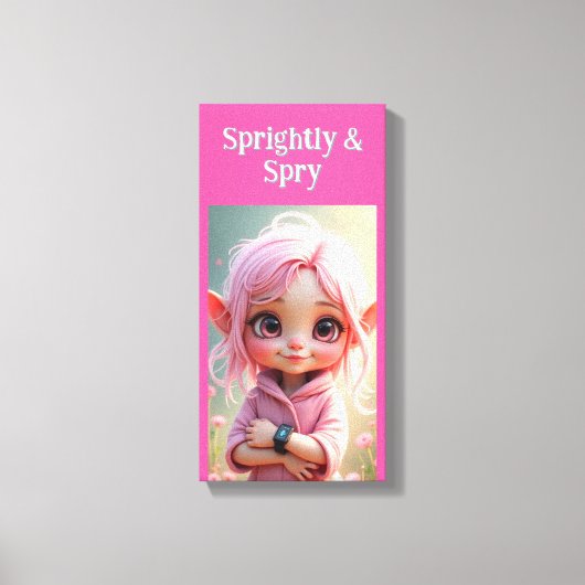 Sprightly & Spry Canvas Afdruk (Voorkant)